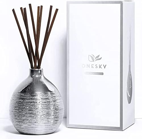 Onesky Reed Diffuser Gift Set, Lemon, Jasmine & Raspberry Scented Essential Oil with Sticks | 3.4oz(100ml) | Perfect Decorations | Long-Lasting Fragrance Oil Solution for Any Room or Bathroom