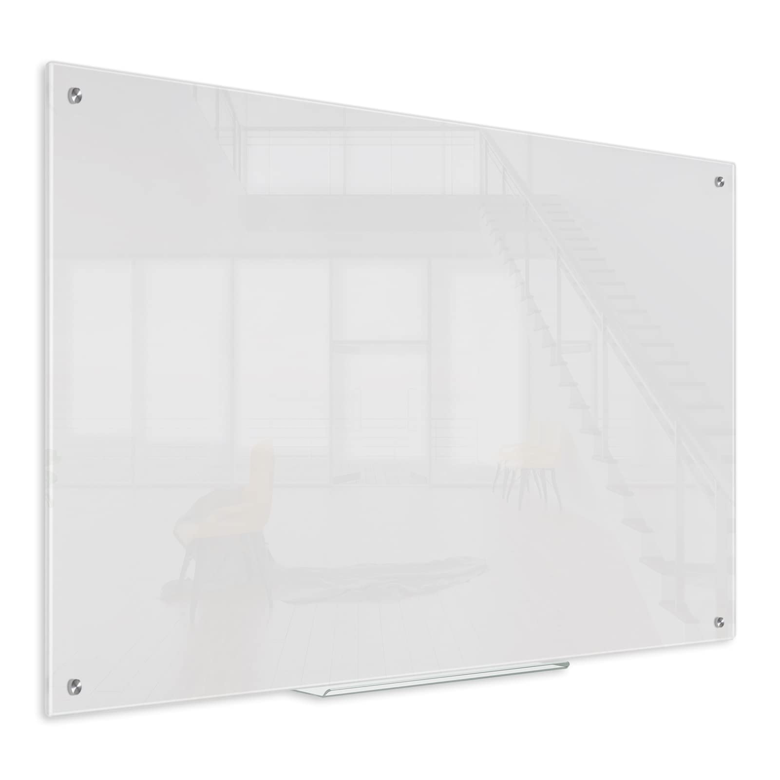 Buy AMU Glass Dry Erase Board, Ultra White Glass