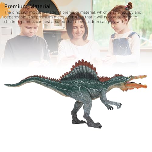Topiky Zabawkowy Model Dinozaura dla Dzieci, Realistyczna Ozdoba Figurki Dinozaura do Edukacji Naukowej, Solidna Dekoracja na Półki na Biurka, Bezpieczny Plastik Premium