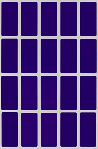 Royal Green Royal Blue Rectangle Labels, 40 x 19mm, 2000 Pack