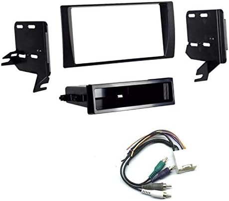 Compatible with 2002 2003 2004 2005 2006 Toyota Camry w/Premium Amp/JBL Car Stereo Install Dash Kit + Wire Harness for Installing an Aftermarket Radio -No OEM Factory Nav Vehicles