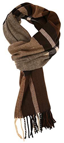Yateen Men's Soft Classic Cashmere Feel Winter Scarf