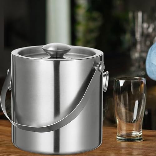 Cubitera para congelador, Recipiente Aislante de Doble Pared para Enfriador de Bebidas y Vino, Recipiente para Vino espumoso y Bebidas en el Restaurante, Picnic, Camping y Barbacoa - imagen 3