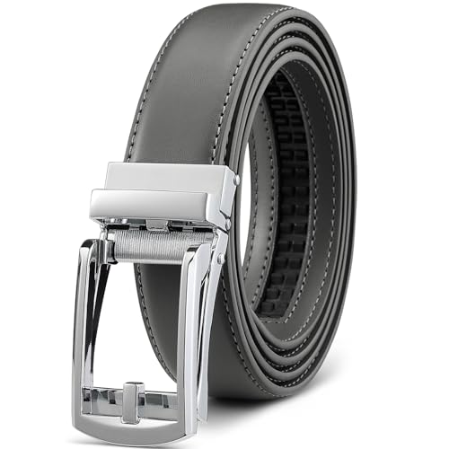 Founders & C Mens Ratchet Belt Leather Click 1 1/4