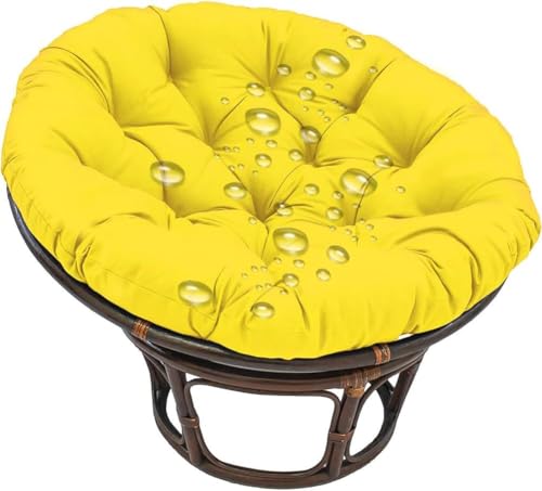 Coussin fauteuil suspendu œuf extérieur épais de style papasan rond - 2
