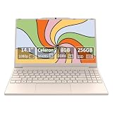 Molegar 2026 Neueste Tragbarer Laptop für Studenten und Unternehmen,14 Zoll Notebook Computer FHD IPS Display,Celeron N5095(Bis zu 2.9GHz),Ziffernblock,QWERTY,WiFi,BT,HDMI,Kamera