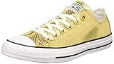 Converse Converse CTAS Ox, Sandalias con Plataforma para Mujer, Dorado (Gold/Black/White), 37 EU