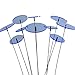 Produktbild SUNPLAY "Sonnenfänger-Scheiben in BLAU, 10 Stück im Set, 5 Stück à 7 cm und 5 Stück à 10 cm Durchmesser + 35 cm Schwingstäbe