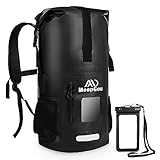 【100% Wasserdicht】MoopGou Dry Bag ist aus strapazierfähigem und leicht zu reinigendem 500D PVC-Sandwich-Mesh und Specialized nahtlose wasserdichte technologie mit Abdichtung zu IPX6 gemacht. Wasserdichte tasche ist sehr widerstandsfähig und wasserdicht und hält Ihren Rucksackinhalt in nassen Umgebungen trocken, während er Ihre Sachen vor Regen, Schnee, Sand und Staub schützt. Ein zuverlässiger, wirklich wasserdichter rucksack ist ein unverzichtbarer Begleiter bei Outdoor-Aktivitäten.
