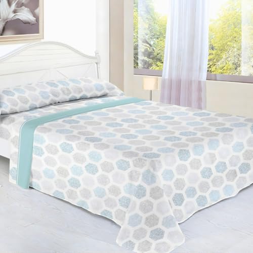 KUMY Juego de Sábanas Coralina Perchado