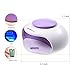 TOUCHBeauty Portable Nail Fan Polish Dryer for Regular Polish Machine Quick Dry, Safe for Skin, Great Gift for Kids, Battery Powered, Non-Hands Tanned Version
