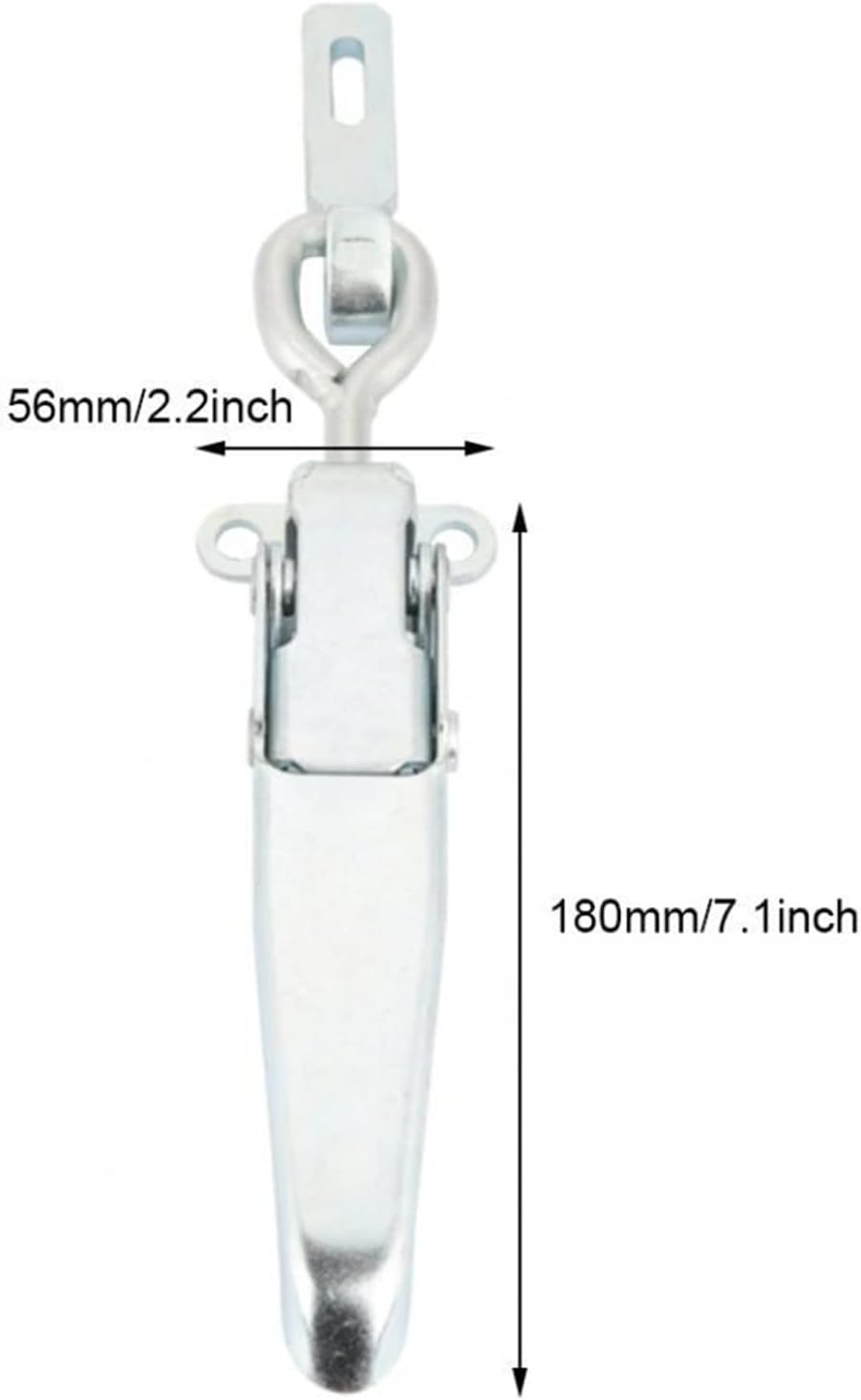 Heavy Duty Catch Lock Cabinet Boxes Spring Loaded Latch Catch Toggle Hasp for Truck Trailer Body Clamp Lockable Hasps