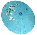 Produktbild AAF Nommel ® Sonnenschirm 003, Dekoschirm aus Kunstfaser, wasserfest in blau aus Bambus