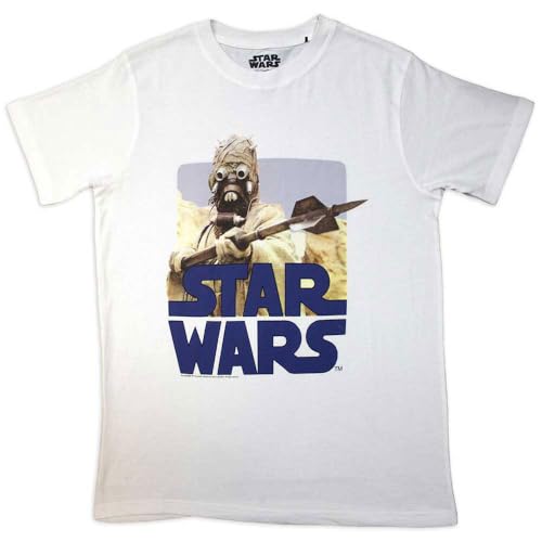 Image of Men's Star Wars Tusken Raider T-Shirt White, White, XL