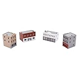 Outland Models Classic City Shop/Store Set (Wider and Taller) 1:160 N Scale