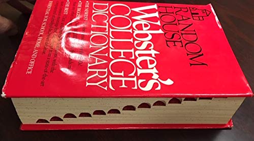 Random House Webster's College Dictionary 0679401008 Book Cover