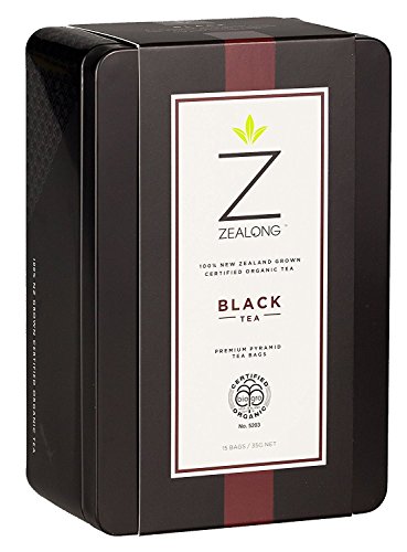 Organic Black Tea, Awarded Best Single Serve Black Tea At The 2017 Global Tea Championships. Biodegradable Premium All-Natural Pyramid Tea Bags By Zealong Creators Of The World's Purest Tea #TOP1