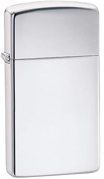Zippo Slim High Polish Chrome Armor Pocket Lighter