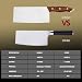 Imagen de SHI BA ZI ZUO Cuchillo Chino Cuchillo de Cocina Profesional Cuchillo de Chef Cuchillo Corta Carne de Acero Inoxidable con Mango de Madera Antideslizante
