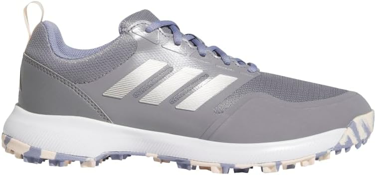 adidas Women's Tech Response Spikeless 3.0 Golf Shoes 6 Grey Three/Silver Metallic/Silver Violet image 2 of 10 B09YWSZWQG