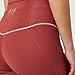 HORZE B Vertigo Adara Women's Breathable High Waist Silicone Full Seat Riding Tights with Phone Pockets - Mineral Red - 28