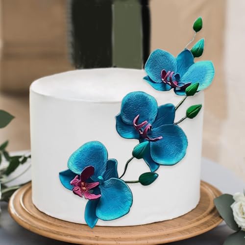 2Pcs Silicone Orchid Molds Flower Fondant Molds Orchid Petal Leaf Molds by metulip - Used condition - Image 4