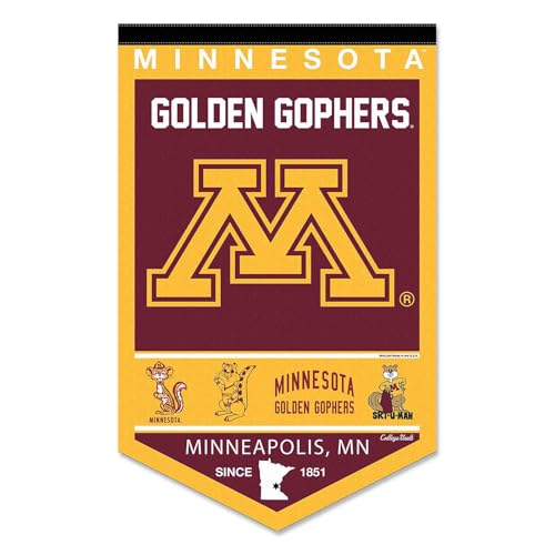 Minnesota Gophers Heritage History Banner Pennant