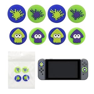 Minging 8 Stück Joystick Kappen Tintenfisch Design