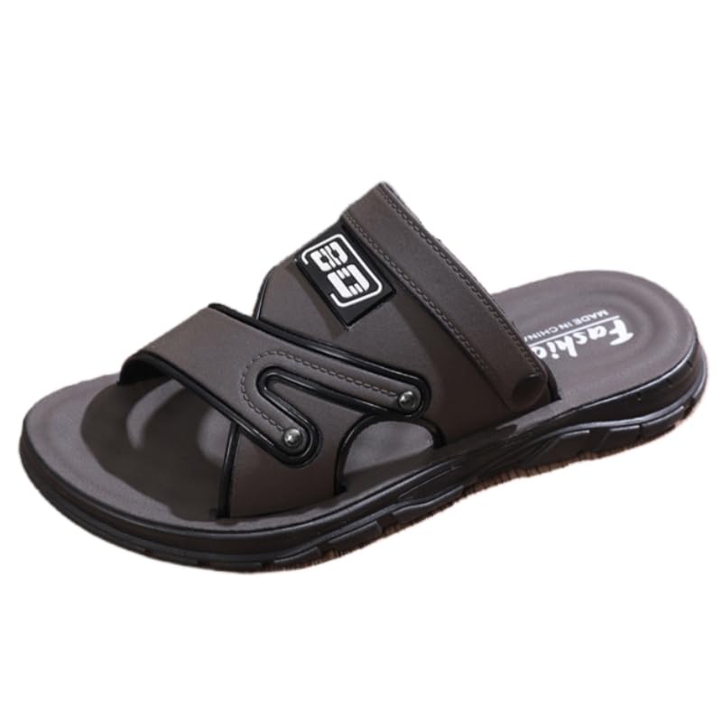 Men's sandals, breathable, anti-slip and durable, suitable for beach and outdoor casual wear.