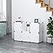 C&AHOME Cube Storage Organizer with Doors, 6-Cube Plastic Closet Cabinet, Modular Bookcase Units, Ideal for Bedroom, Living Room, 36.6