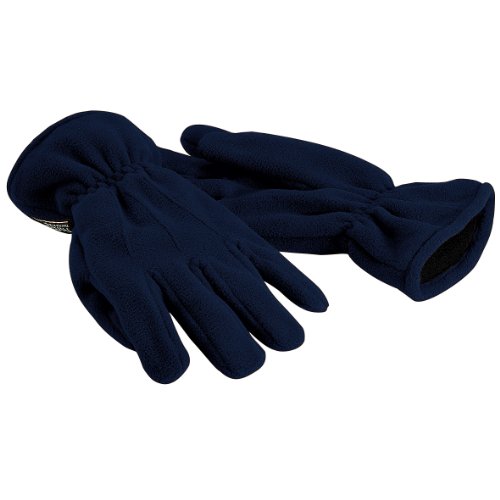 Beechfield Unisex Suprafleece Anti-Pilling Thinsulate Thermal Winter Gloves (L/XL) (French Navy)