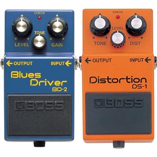 Boss BD-2 Blues Driver Guitar Effects Pedal & DS-1 Distortion Pedal