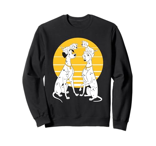 Sweatshirt Disney 101 Dalmatiens Pongo et Perdita pour adulte au style casual