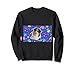 90er Jahre Aufkleber Muster Hund Australian Shepherd Sweatshirt