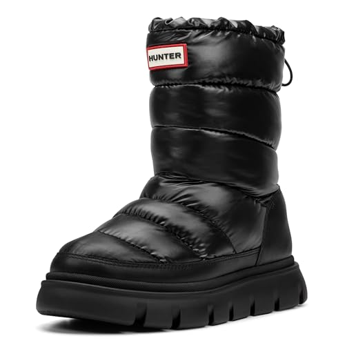 Hunter Women's Maribel S Waterproof, Black, 7 Medium
