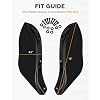 PBYMT Fairing Air Deflectors, Side Wings Windshield Side Cover Shield Compatible for Harley Davidson Street Glide Electra Glide Tri Glide 1996-2013, Black