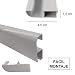 Cortinas Exterior Puerta | Material Plastico PVC y Barra Aluminio | Ideal...