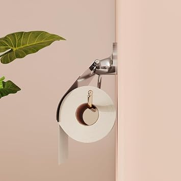 VitrA Marin A44945 Kapaklı Tuvalet Kağıtlığı, 10 x 10 x 10 cm; 360 gram, Krom