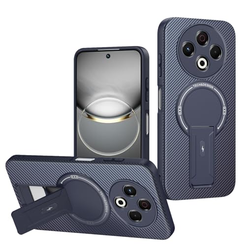 Jiajihua Case Compatible with Redmi 14C / A4 / 14R / A3 Pro,Compatible with Xiaomi Poco C75 Camera Protection Magnetic Kickstand Bracket 2 in 1【TPU+PC】 Drop Shockproof Blue