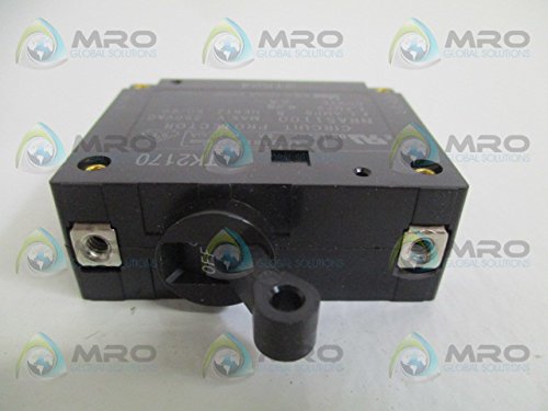 IDEC NRAS1100-5A-AA 1 Pole, 5 AMP Rated, AC Curve, Circuit Breaker, Lever Model, NO AUX, NRA Series, Round Cutout, Series Trip