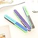 C-LARSS Nail Files and Buffers, Professional All-in-One Shaping 7 Way Nail File, Washable Emery Boards for Nail Care Random Color