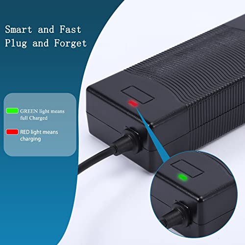 Safpow 42V 2A Charger 1 Prong Smart Universal For 36V Electric Scooter Bike Lithium Battery. Compatible With Gotrax And All Brands' 36 Volt Escooter Ebike #TOP3