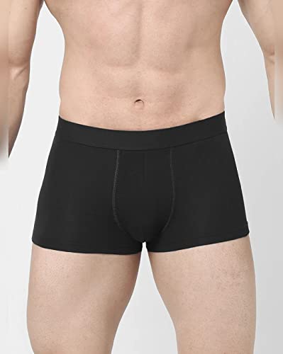 Image of dockstreet Ultra Soft, 100% Cotton Smooth Boxer Brief Comfortable Stretchable /Soft Fabric Brief Trunk Styled Underwear for Men
