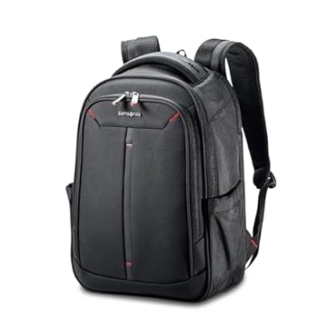 Samsonite Mochila fina Xenon 4.0, Preto, Slim, Mochila fina
