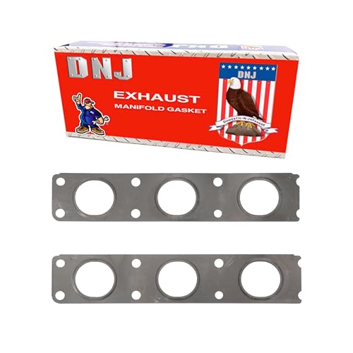 DNJ EG4359 Exhaust Manifold Gasket For 07-15 Volvo, Land Rover / S60, S80, V60, XC60, XC70, XC90, LR2, V70 3.0L-3.2L L6 DOHC Turbocharged, B6304T4,B6324S5,B6324S,B6304T2,B6324S2