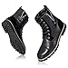 Metrocharm MC313 Men's Lace Up Cap Toe Formal Dress Casual Fashion Oxford Boot (10, Black)