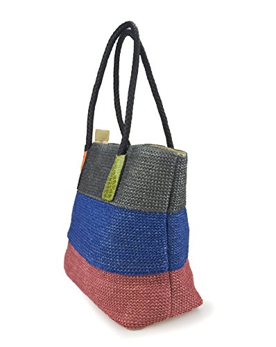Bolso Tote de tejido sintético con patrón de cocodrilo miniatura 4