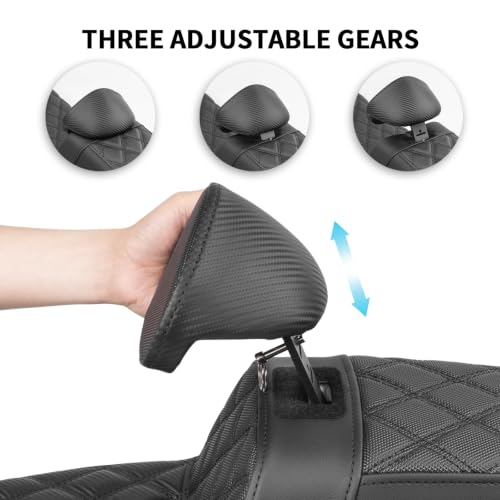 HI-LINE Gel Touring Seat for Harley