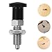 VOSAREA Reset Type Stainless Steel Spring Plunger Fine Thread Convenient Reset Mechanism for Industrial and Everyday Use Self-Locking Indexing Plunger