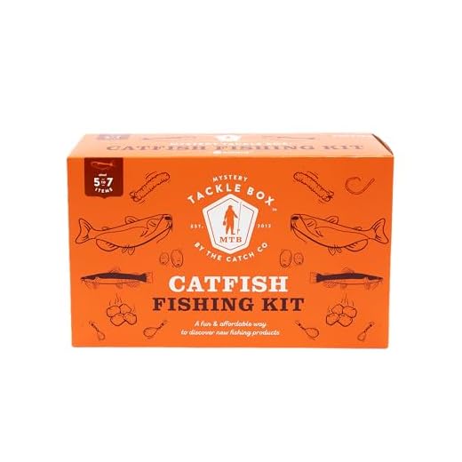 Catch Co Mystery Tackle Box Catfish Fishing Kit (5-7 Baits & Bonus Decal)